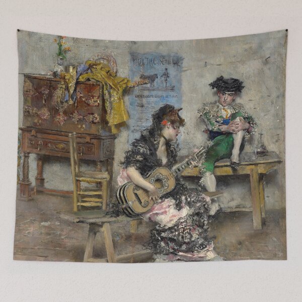 Item preview, Guitar Player (1872) By Giovanni Boldini designed and sold by sunny-007.