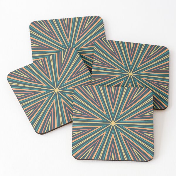Artikelvorschau, Barcode Sunburst Square (kühler Herbst) entworfen und verkauft von John Uttley.