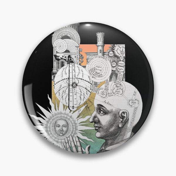 Item preview, Music of the Cosmos - Robert Fludd Surreal Collage Vintage Art designed and sold by WitchesNiche.