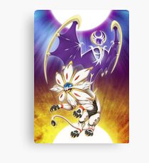 Pokemon - Solgaleo and Lunala Canvas Print