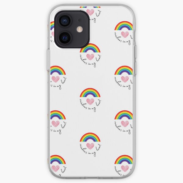 All I have is rainbows in my heart iPhone Soft Case