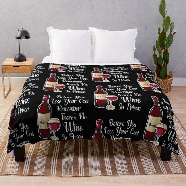 Item preview, Before You Lose Your Cool Remember There's No Wine In Prison designed and sold by TheButtonCrew.