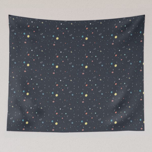 Item preview, simple kids space pattern designed and sold by vividlycoby.