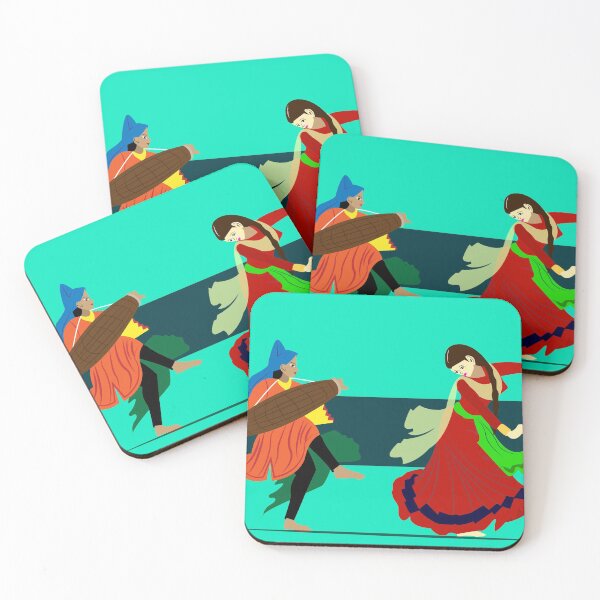 Item preview, Couple performing Kachhi ghodi folk dance of Rajasthan, India designed and sold by deeplaxman.