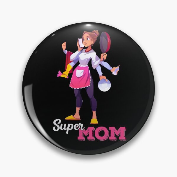 Item preview, Super Mom, Happy Mother's Day designed and sold by ZaydounStark.