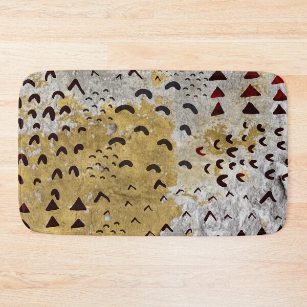 Item preview, Yellow Grey Textured Abstract Safari Pattern designed and sold by Designs By YL.