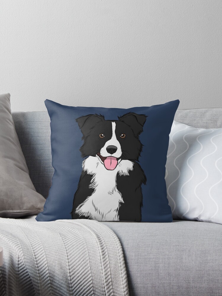 Border collie pillow best sale