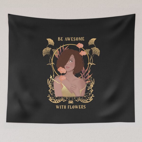 Item preview, Be awesome with flowers designed and sold by floral2021.