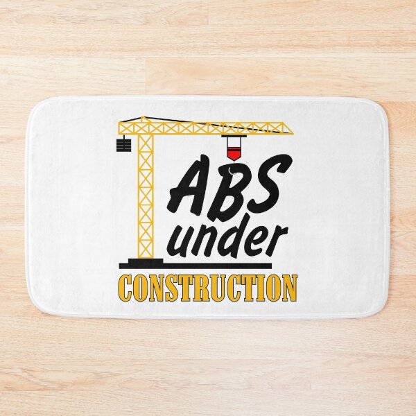 Item preview, Abs under construction fitness design designed and sold by ARTemyzz.