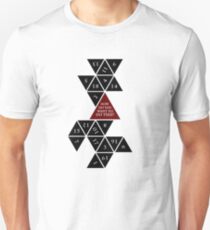 Flattened D20 - Dungeons and Dragons - Critical Role Fan Design Unisex T-Shirt