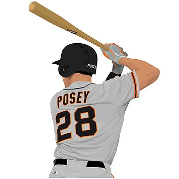 Buster Posey 28 Sticker for Sale by devinobrien