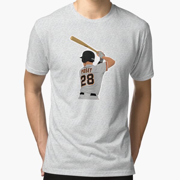 San Francisco Giants Buster Posey #28 Postage Stamp T-Shirt w/  Logo Sz  S