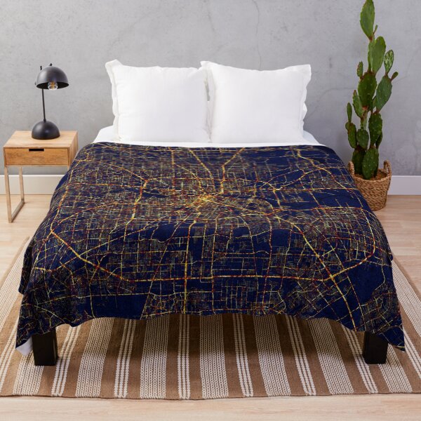 Item preview, Houston, Texas, USA Map - City At Night designed and sold by deMAP.