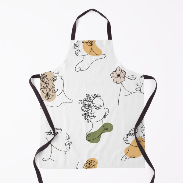 Item preview, Flowers & Female Face Line Art designed and sold by Dollfacedesign.