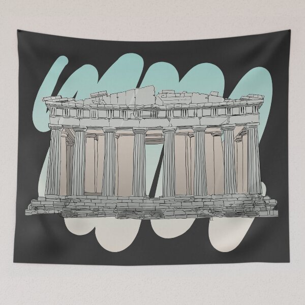 Item preview, Greek temple designed and sold by MyraVon.