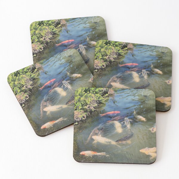 Item preview, Koi Fish Pond Swimming in a Circle designed and sold by Superior-Prints.