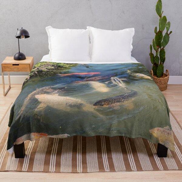 Item preview, Koi Fish Pond Swimming in a Circle designed and sold by Superior-Prints.