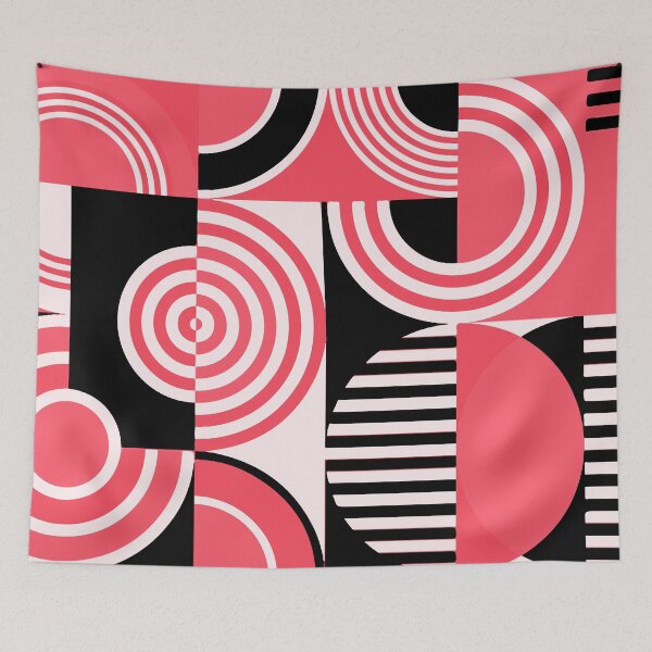 Item preview, Pink Geometric Abstract designed and sold by Timegraf.