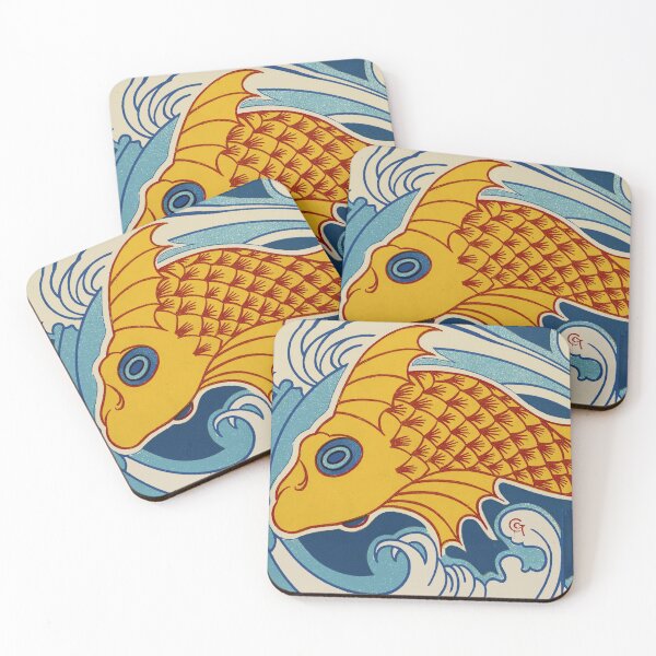 Item preview, “Art Nouveau Fish” by Gisbert Combaz designed and sold by PatricianneK.