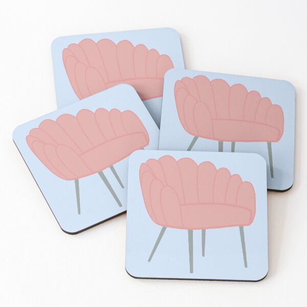 Item preview, Cute pink chair designed and sold by JUSTVIBESLABEL.