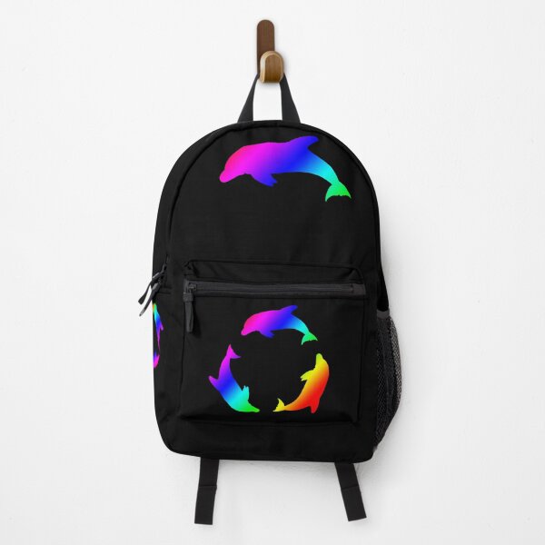 Item preview, Rainbow Dolphin Circle designed and sold by Moti Black.