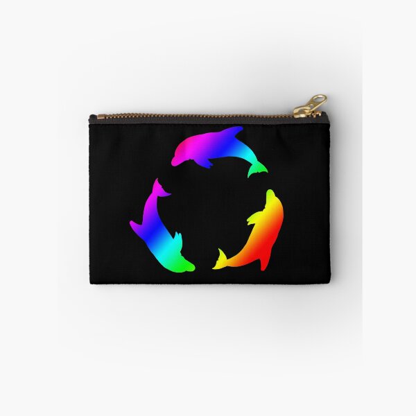 Item preview, Rainbow Dolphin Circle designed and sold by Moti Black.