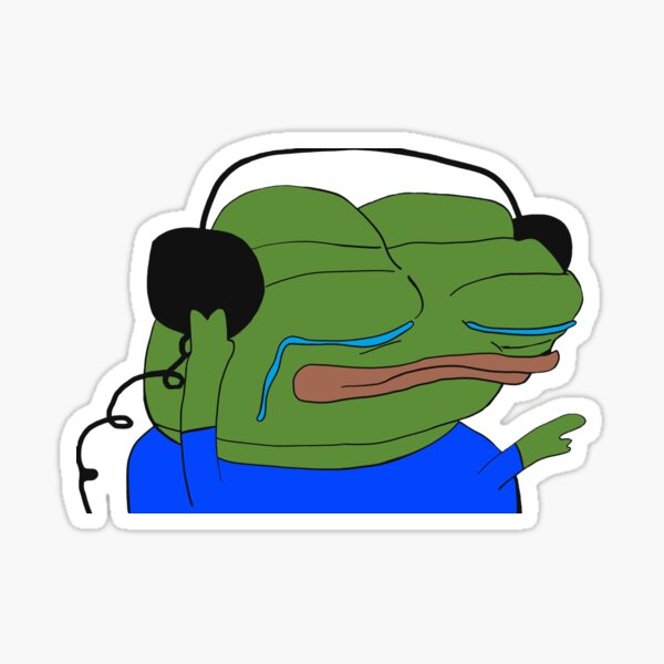 Dank Memer Sad Vibing Sad Pepe Sticker - Dank Memer Sad Vibing Sad Pepe Dank  Sad - Discover & Share GIFs