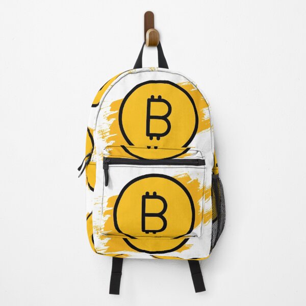 Item preview, Bitcoin symbol -- black and yellow logo designed and sold by MagicStrawberry.