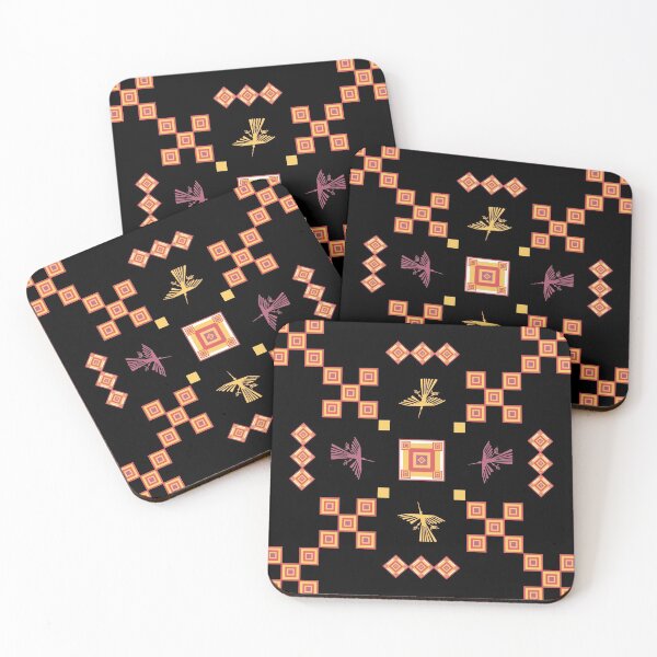 Item preview, Peru: Nazca Lines (Condor) - Geometric Design (Black) designed and sold by LuVergel.