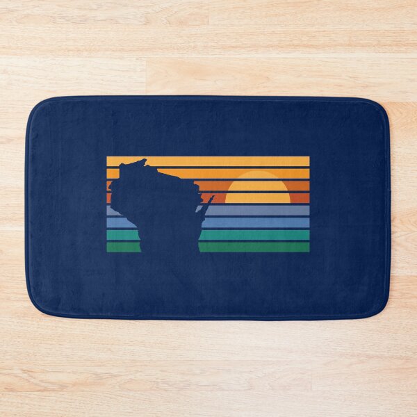 Item preview, Wisconsin Sunset Sunrise 1970s style designed and sold by gstrehlow2011.