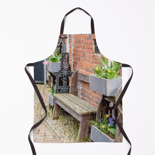 Item preview, Outdoor bench and flowers designed and sold by yackers1.