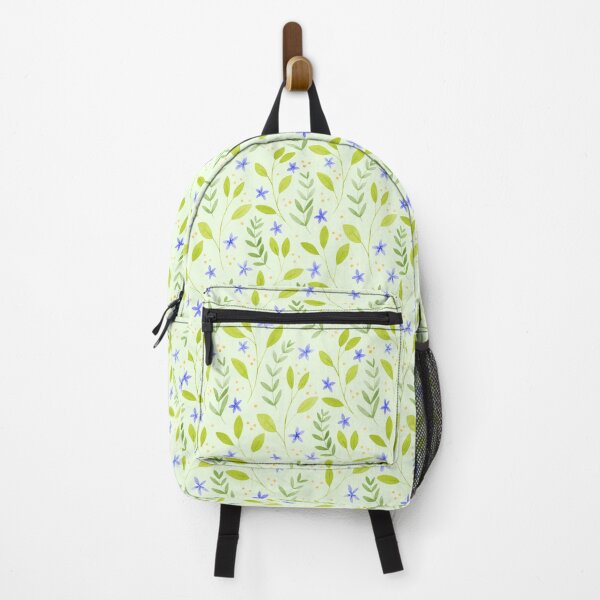 Item preview, Delicate Floral Pattern | Blue and Green designed and sold by RebeccaFlaherty.