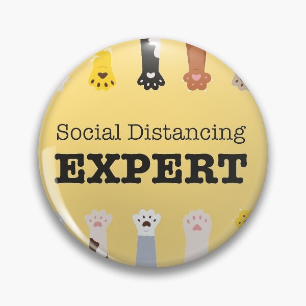 Item preview, Social Distancing Expert designed and sold by Quotabletees.