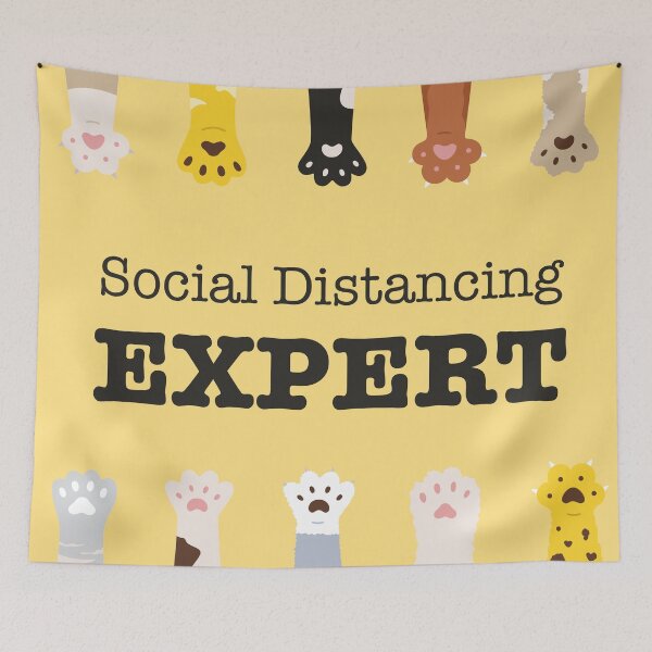 Item preview, Social Distancing Expert designed and sold by Quotabletees.