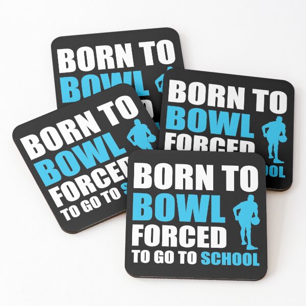 Item preview, Born to Bowl Forced to Work designed and sold by TendyTees.