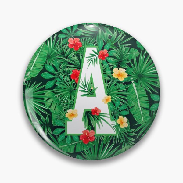 Item preview, Capital Letter A Alphabet Monogram Initial Flower Gardener designed and sold by GrandeDuc.