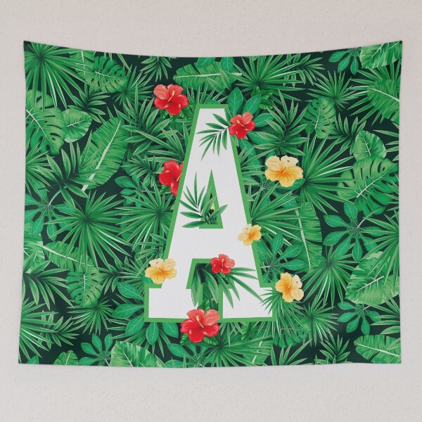 Item preview, Capital Letter A Alphabet Monogram Initial Flower Gardener designed and sold by GrandeDuc.