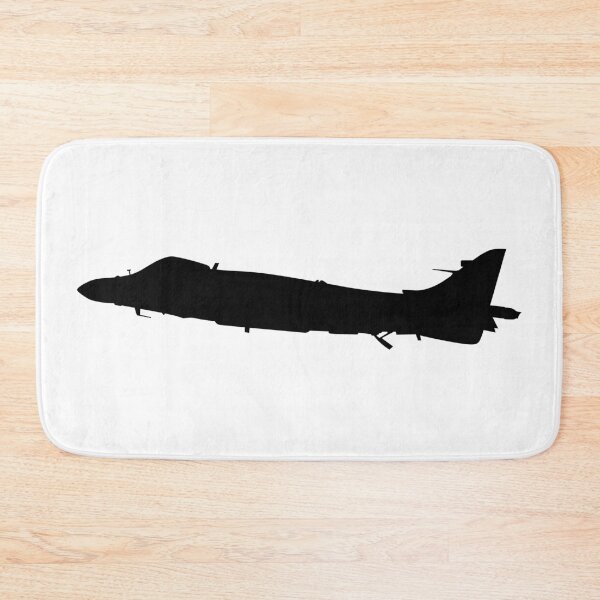 Item preview, British Army of an British military Royal Air Force, navy aircraft the Harrier jump jet from McDonnell Douglas AV-8b. Realistic silhouette Vertical Take-Off and Landing Harrier jet. designed and sold by Marcin Adrian.