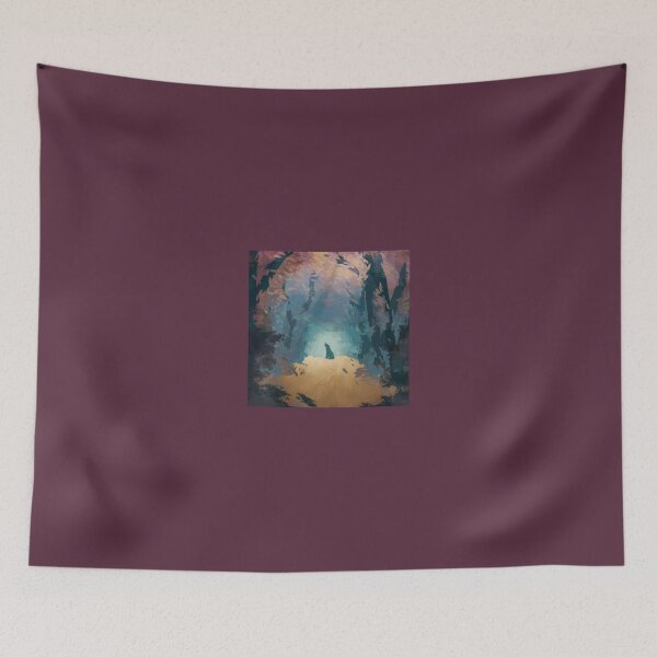 Item preview, (Wolf) Figure In The Woods designed and sold by KeleSnipesArt.