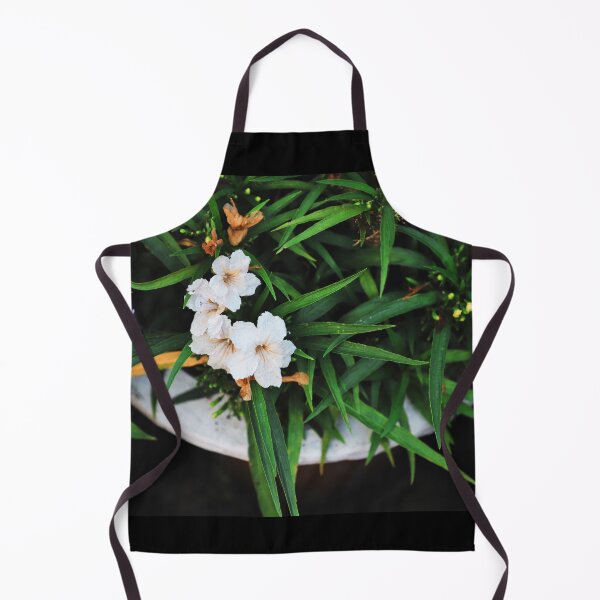 Item preview, A bunch of white Ruellia simplex, the Mexican petunia, Mexican bluebell or Britton's wild petunia on tree in nature designed and sold by FCEalin.