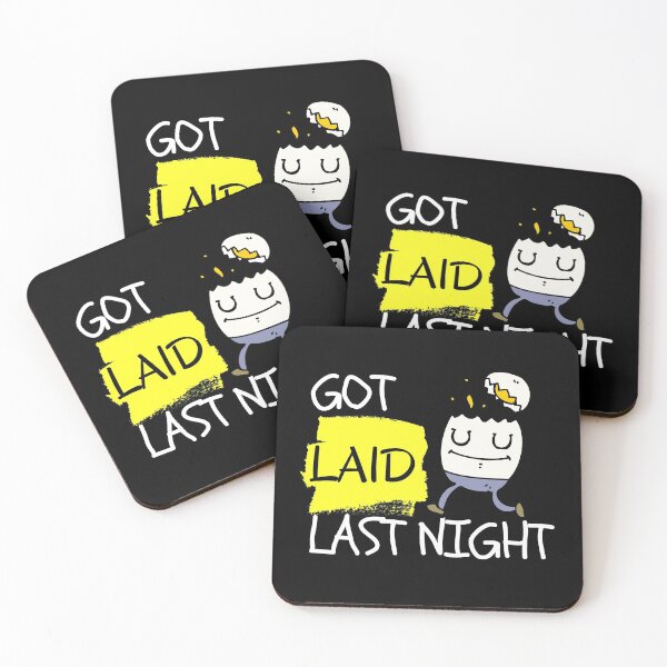Item preview, Got Laid Last Night - Funny designed and sold by BaldingSnail.
