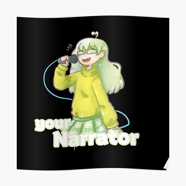 "Your Narrator [Aesthetic Girl]" Poster by Jusauria-tryout | Redbubble