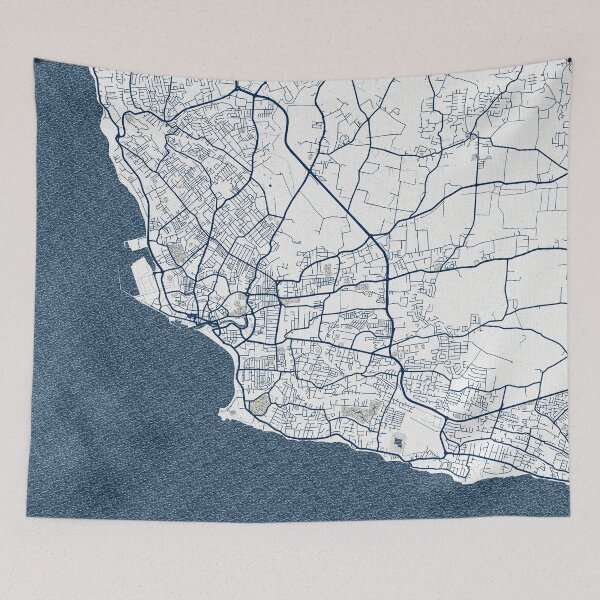 Item preview, Bridgetown City Map of Barbados - Coastal designed and sold by deMAP.