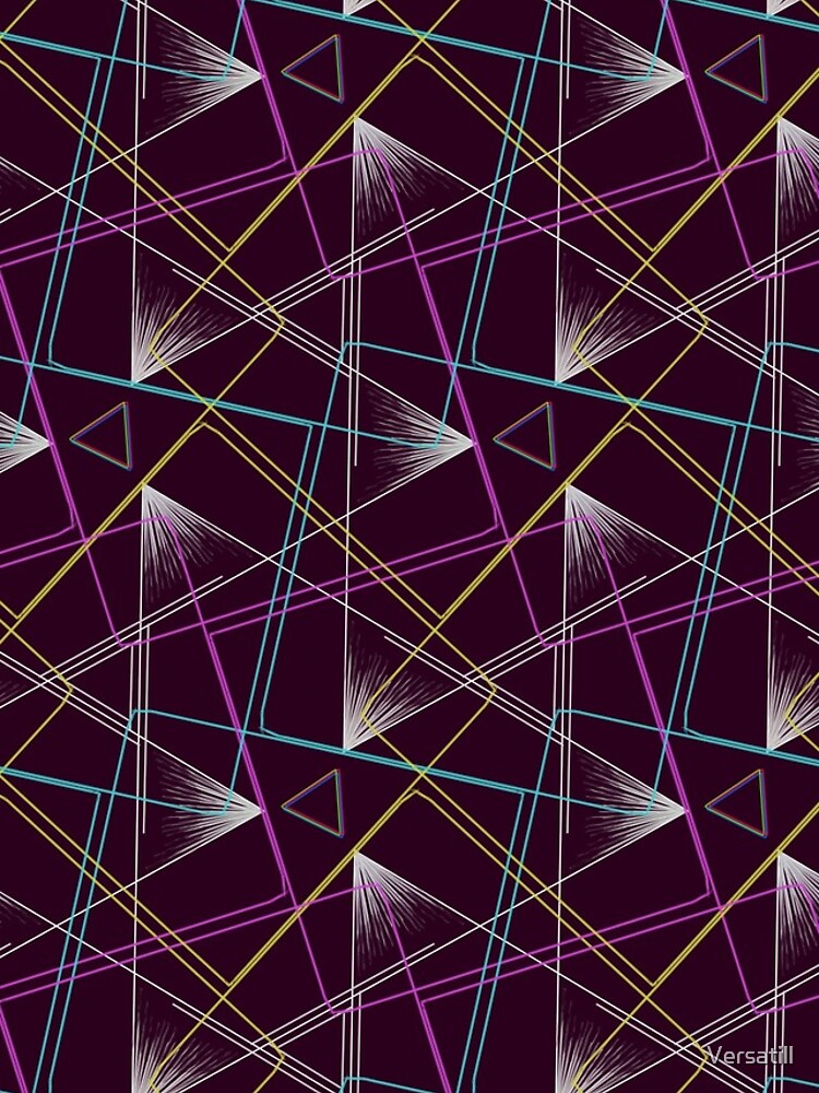 Thumbnail 4 of 4, iPhone Case, Abstract Geometric Triangle Pattern designed and sold by Versatill.