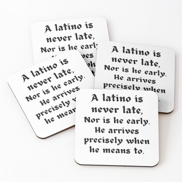Item preview, A Latino Is Never Late designed and sold by BandFetfa.