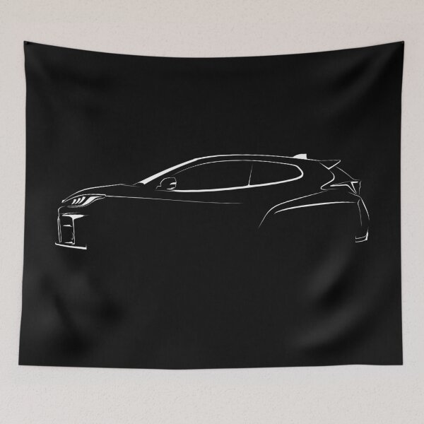 Item preview, GR Yaris silhouette - white designed and sold by pr0xy.