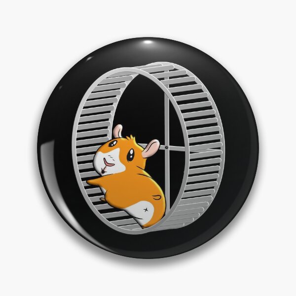 Item preview, Hamster In A Hamster Wheel designed and sold by Paulina Vanlife.