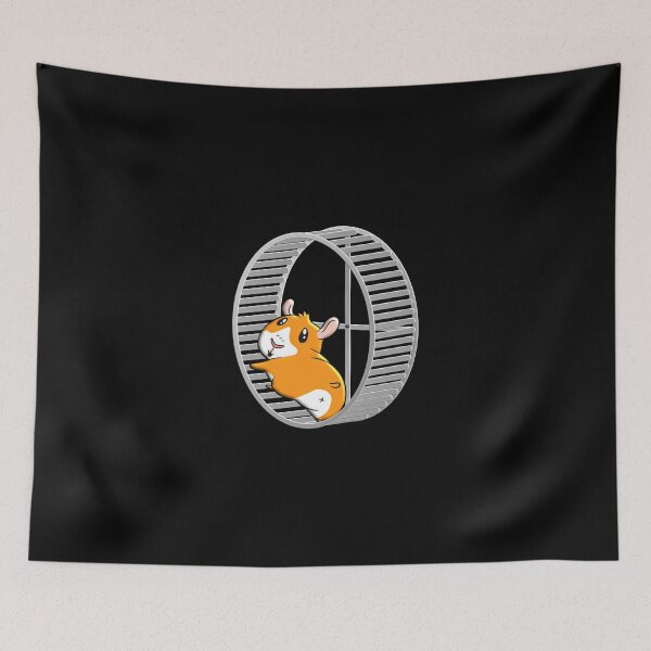 Item preview, Hamster In A Hamster Wheel designed and sold by Paulina Vanlife.