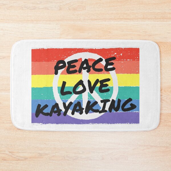 Item preview, Peace. Love.  Kayaking designed and sold by TheGreenGoat.