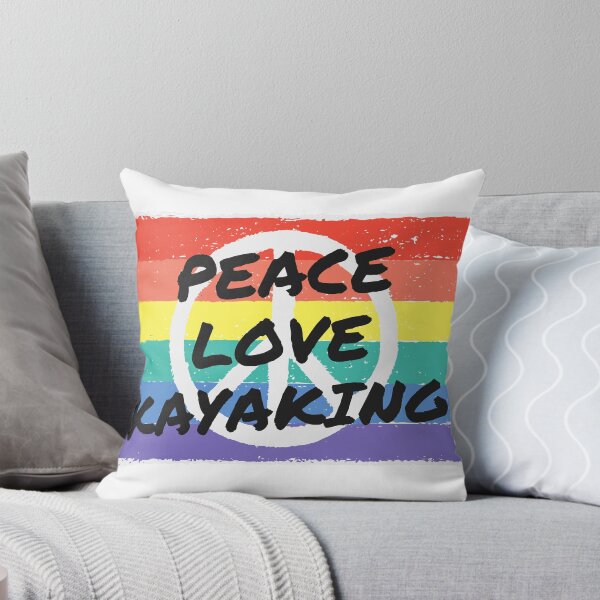 Item preview, Peace. Love.  Kayaking designed and sold by TheGreenGoat.